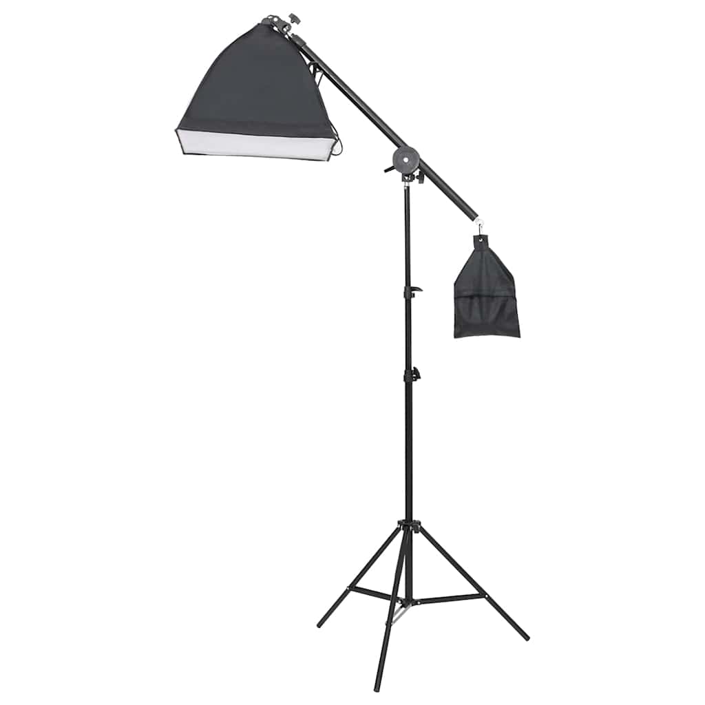belysningssæt til fotostudio med stativ og softbox