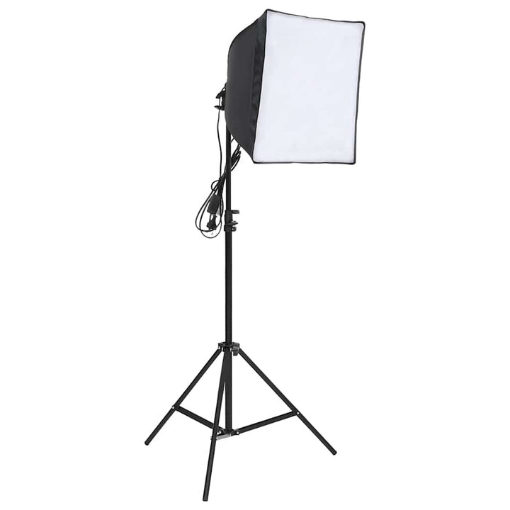 belysningssæt til fotostudio med stativ og softbox