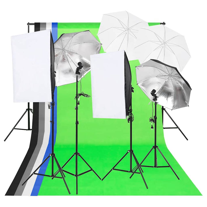 belysningssæt til fotostudie