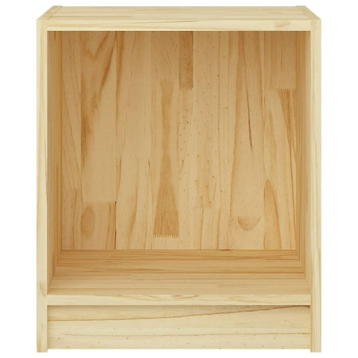 sengebord 35,5x33,5x41,5 cm massivt fyrretræ