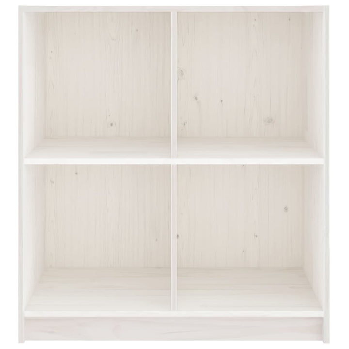 skænk 70x33x76 cm massivt fyrretræ hvid