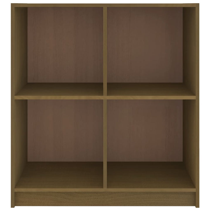 skænk 70x33x76 cm massivt fyrretræ gyldenbrun