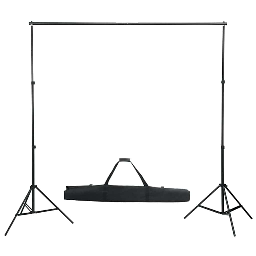 fotostudiesæt med lampesæt og baggrund