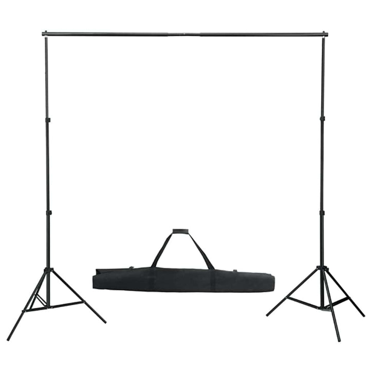 fotostudiesæt med lampesæt og baggrund