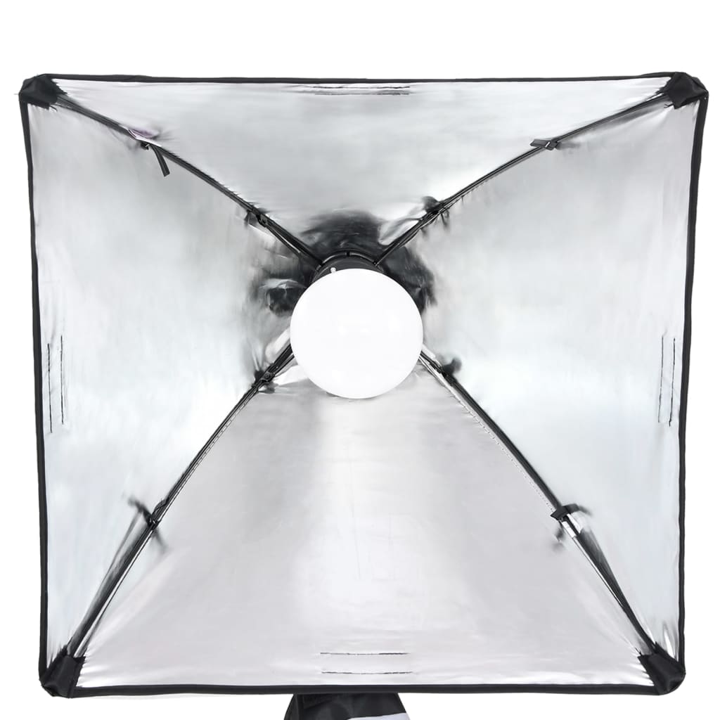 fotostudiesæt med lampesæt + baggrund og reflektor