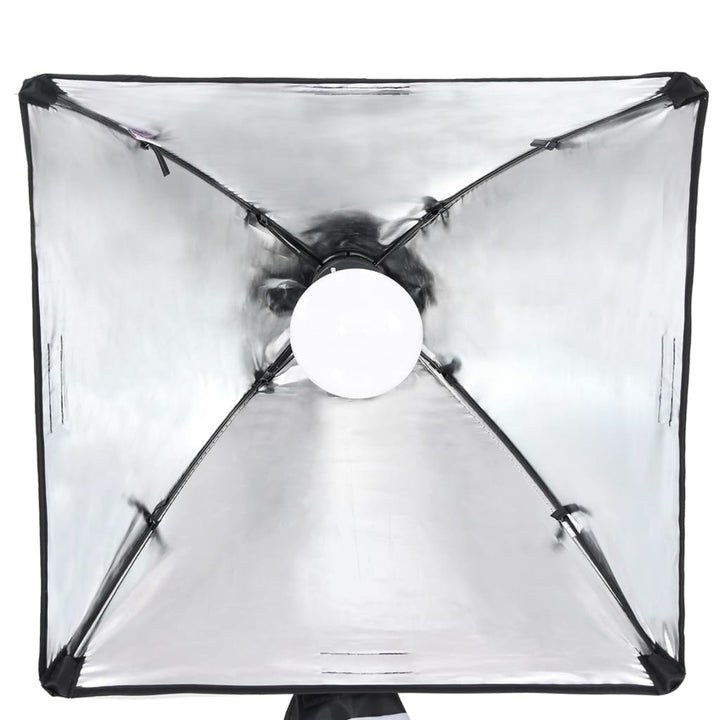 fotostudiesæt med lampesæt + baggrund og reflektor