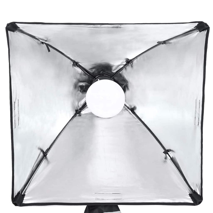 fotostudiesæt med lampesæt + baggrund og reflektor