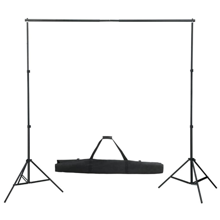 fotostudiesæt med lampesæt og baggrund