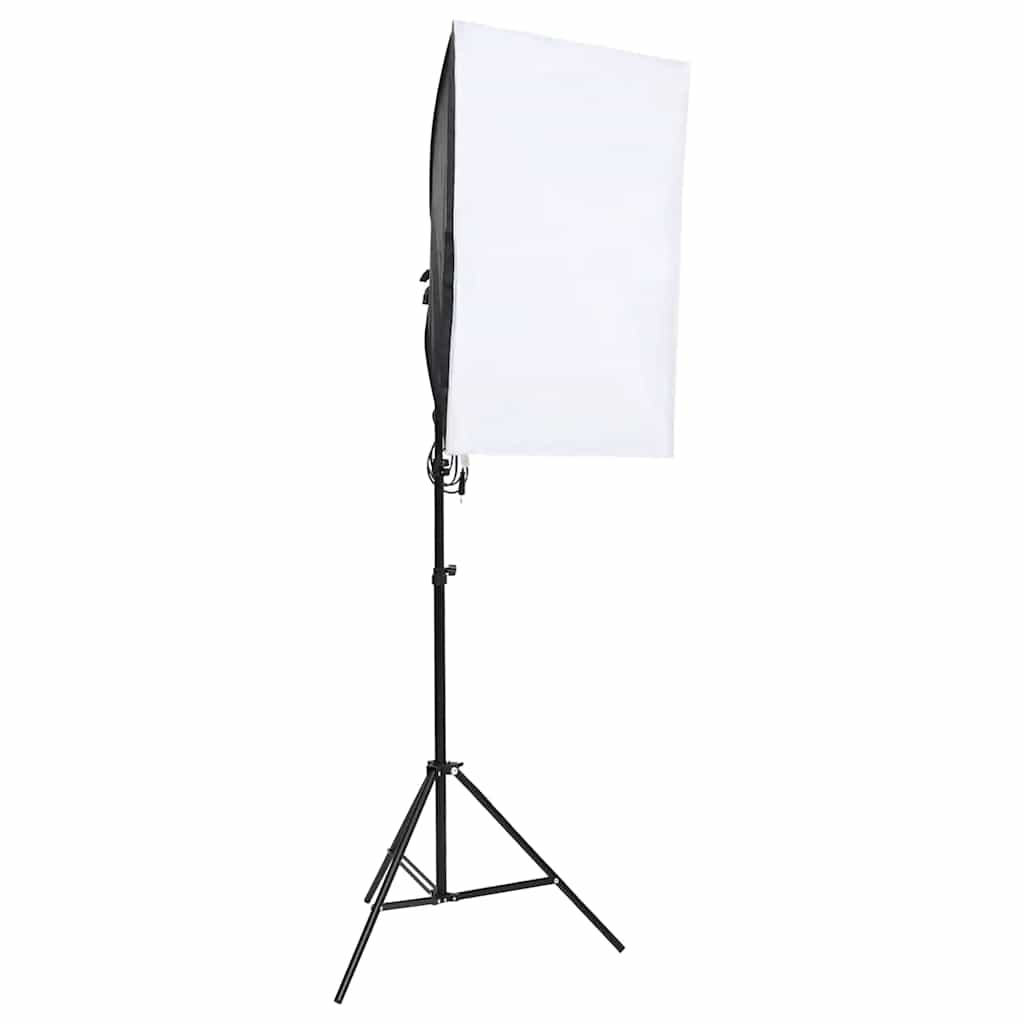 fotostudiesæt med lampesæt og baggrund