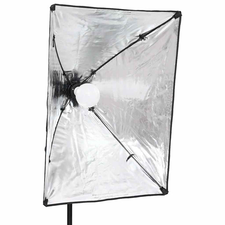 fotostudiesæt med lampesæt og baggrund