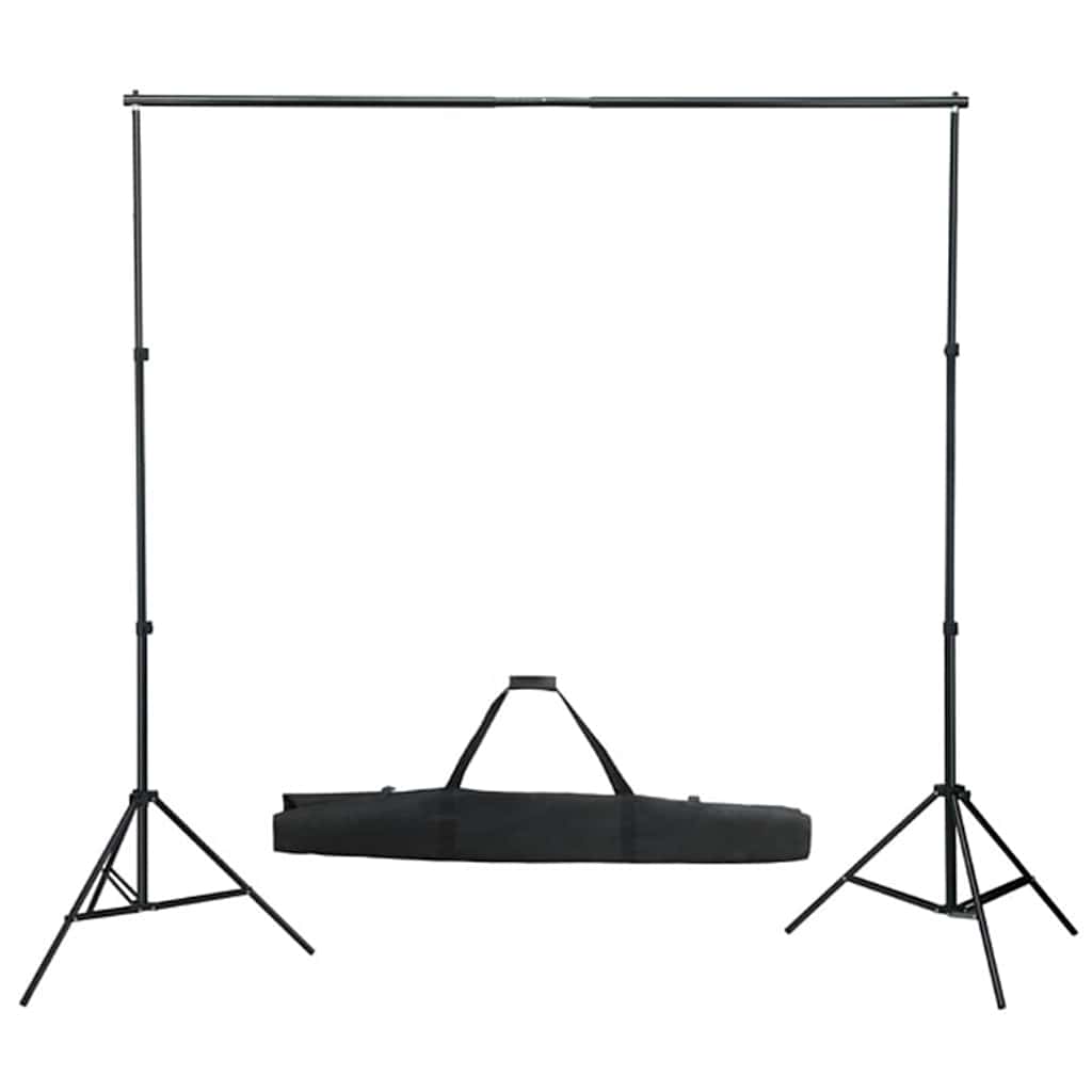 fotostudiesæt med lampesæt og baggrund