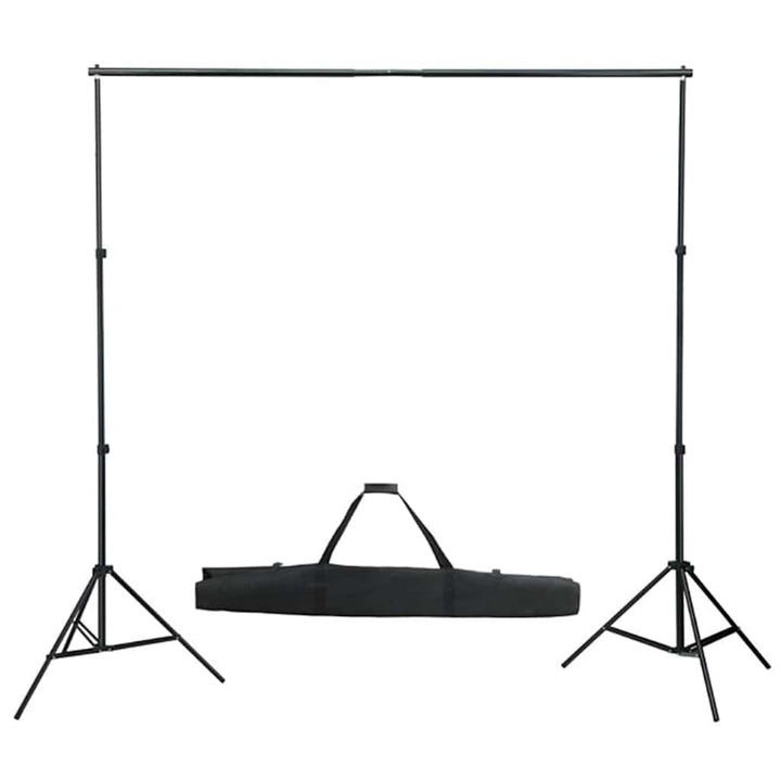fotostudiesæt med lampesæt og baggrund
