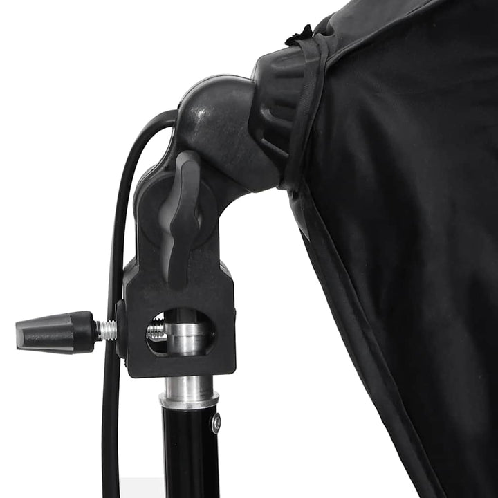 fotostudiesæt med lampesæt + baggrund og reflektor