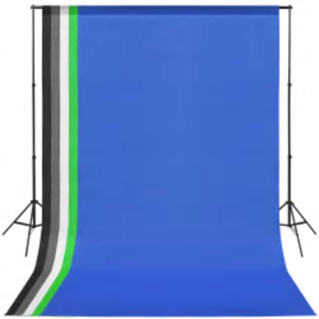 fotostudiesæt med lampesæt og baggrund