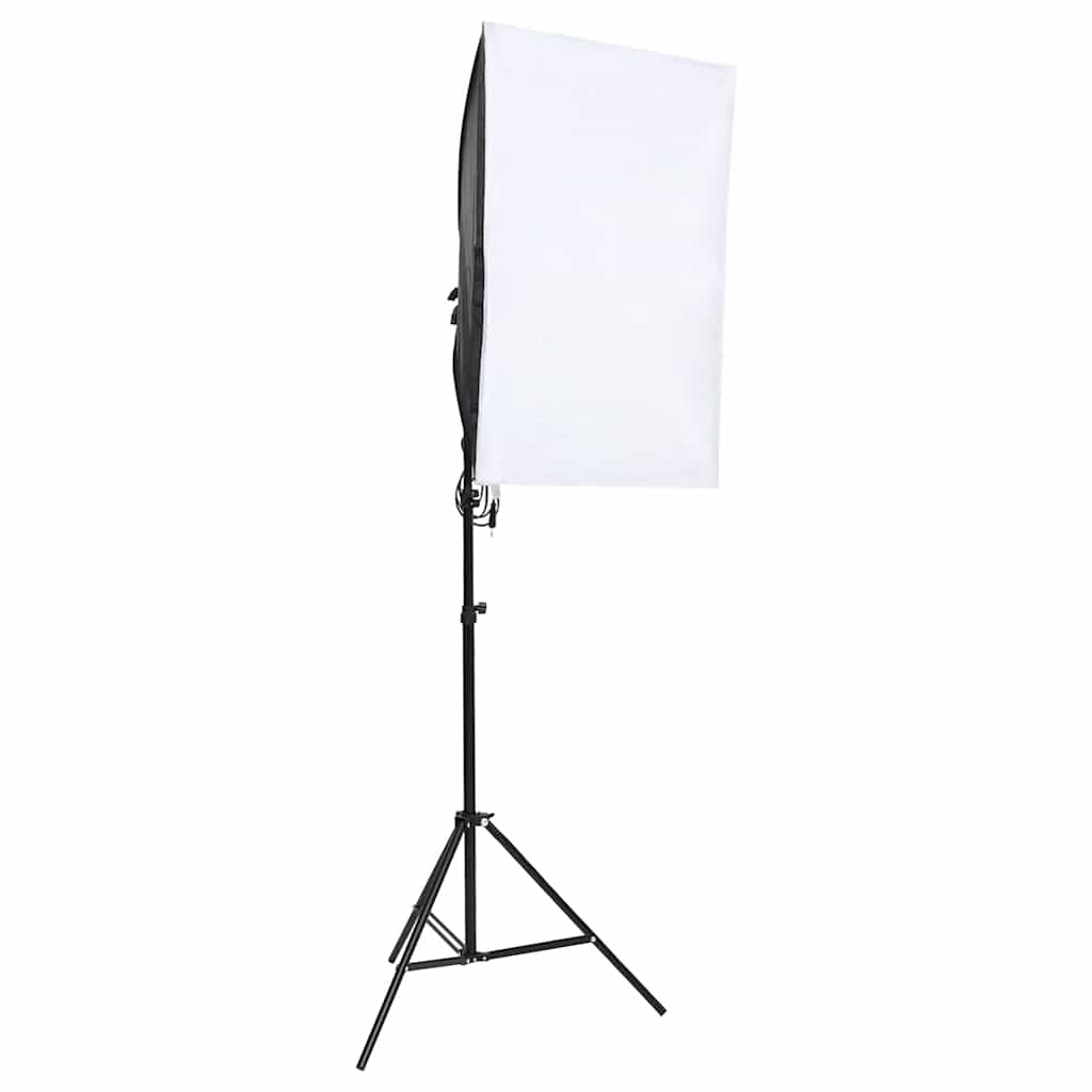 fotostudiesæt med lampesæt og baggrund