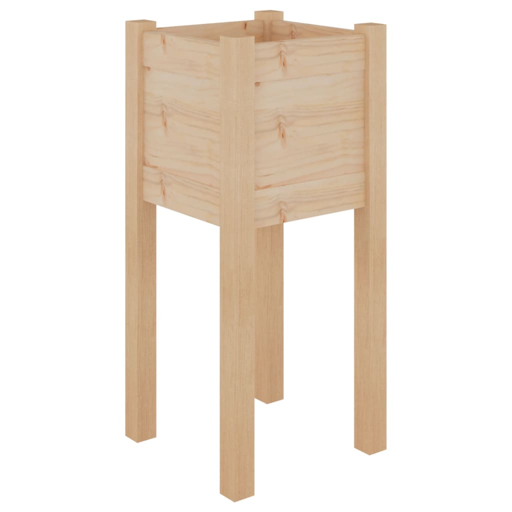 plantekasse 31x31x70 cm massivt fyrretræ