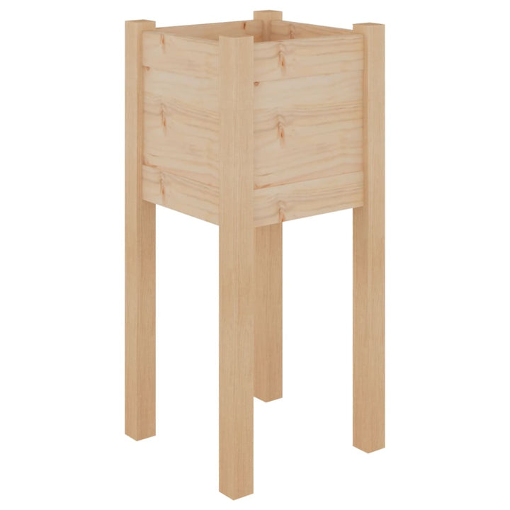 plantekasse 31x31x70 cm massivt fyrretræ