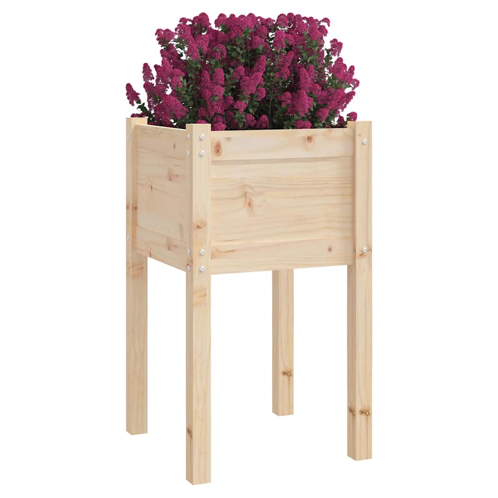 plantekasser 2 stk. 40x40x70 cm massivt fyrretræ