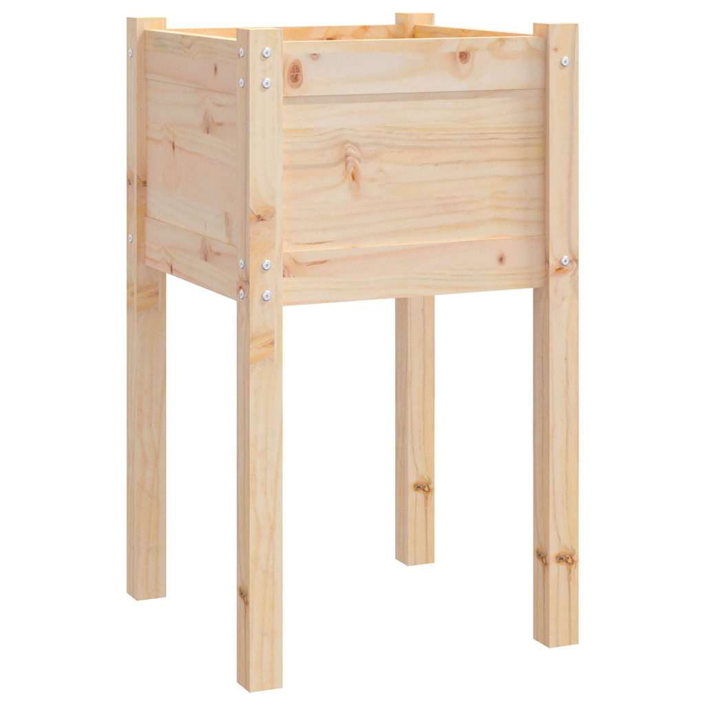 plantekasser 2 stk. 40x40x70 cm massivt fyrretræ