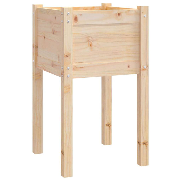 plantekasser 2 stk. 40x40x70 cm massivt fyrretræ