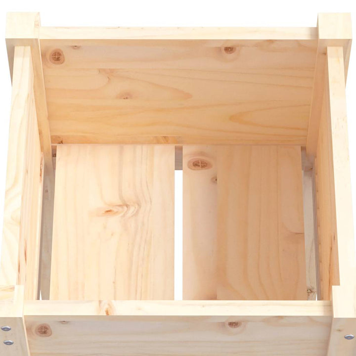 plantekasser 2 stk. 40x40x70 cm massivt fyrretræ