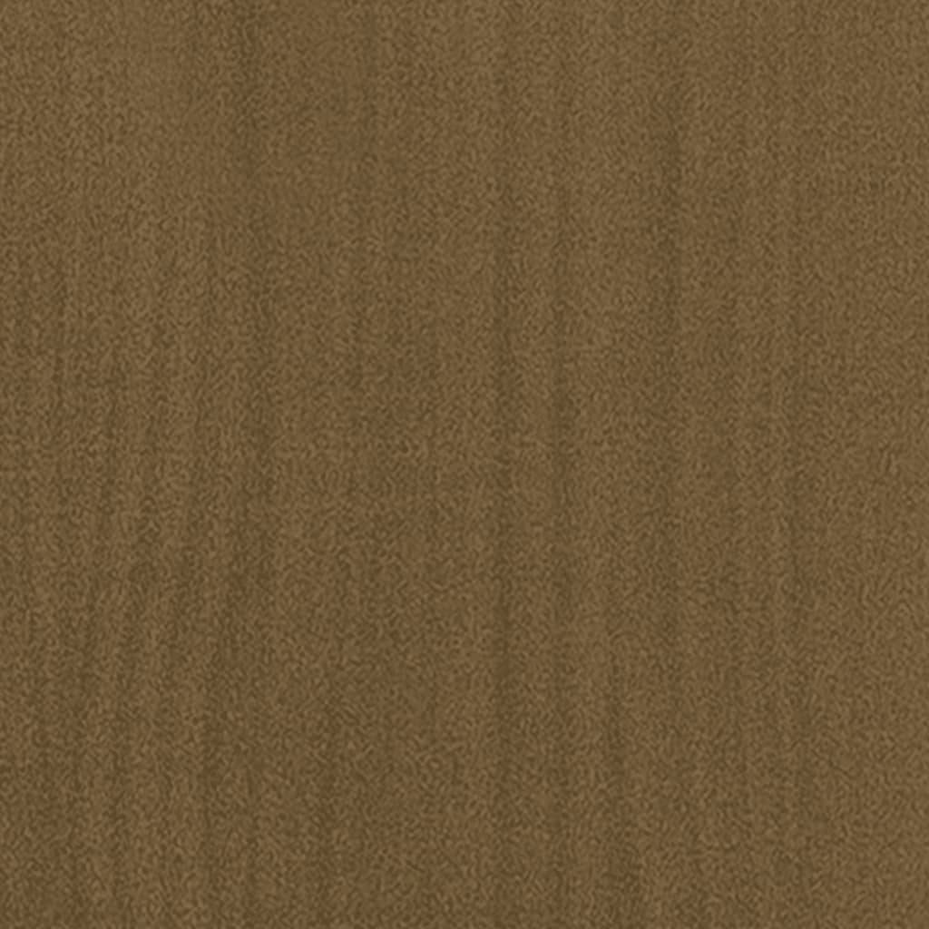 plantekasser 2 stk. 40x40x70 cm massivt fyrretræ gyldenbrun