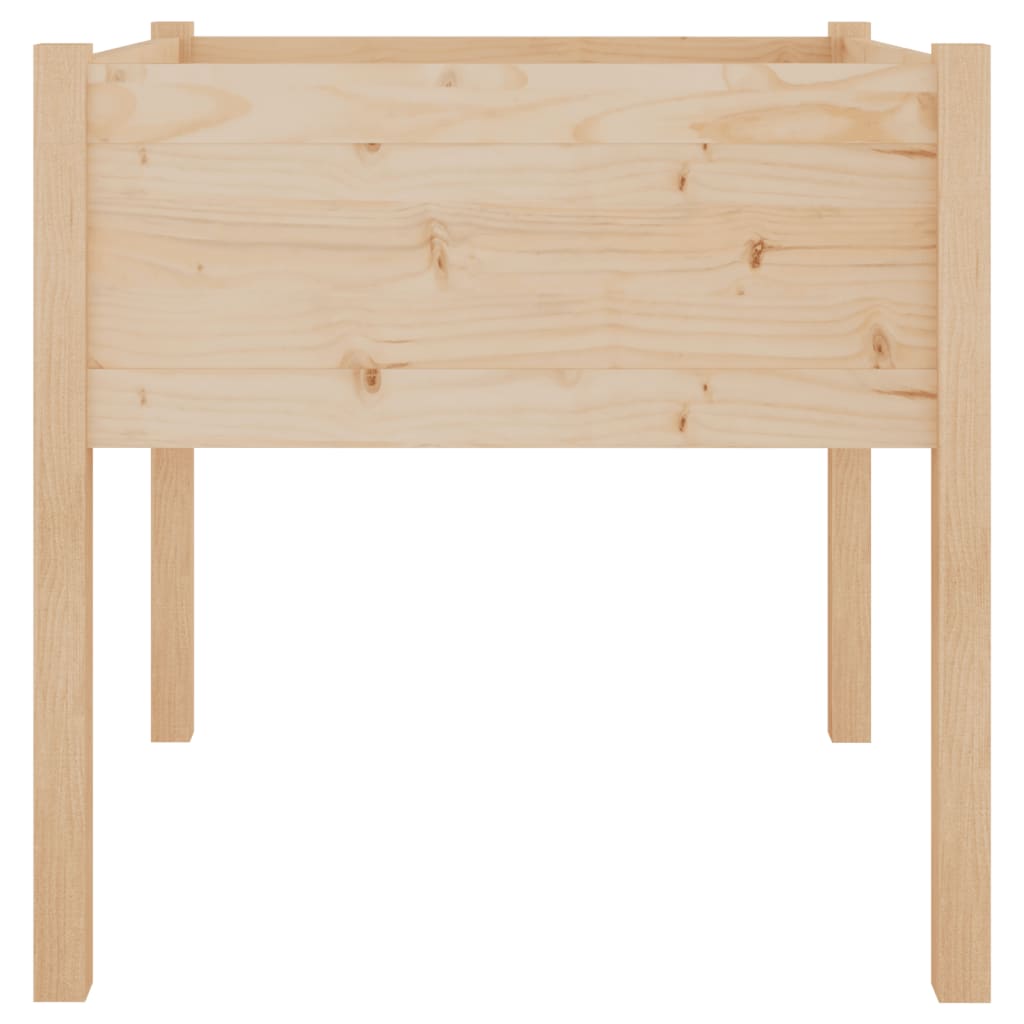plantekasse 70x70x70 cm massivt fyrretræ