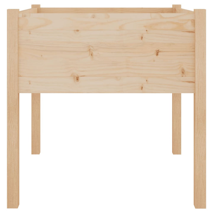 plantekasse 70x70x70 cm massivt fyrretræ