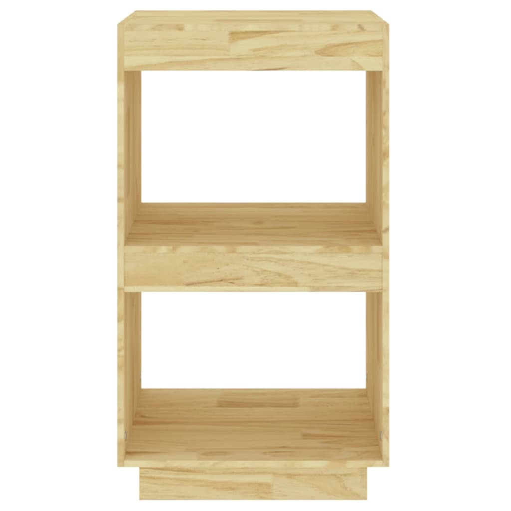 bogreol 40x35x71 cm massivt fyrretræ