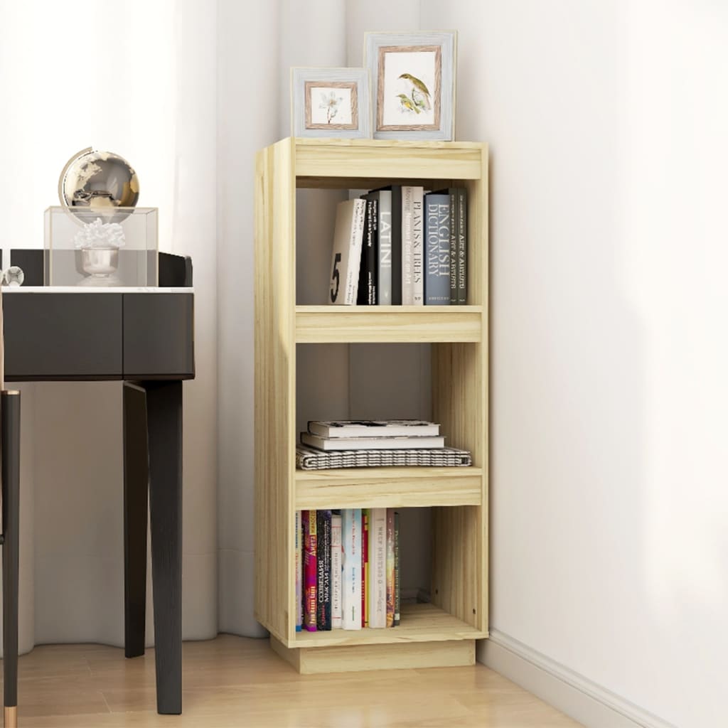 bogreol/rumdeler 40x35x103 cm massivt fyrretræ