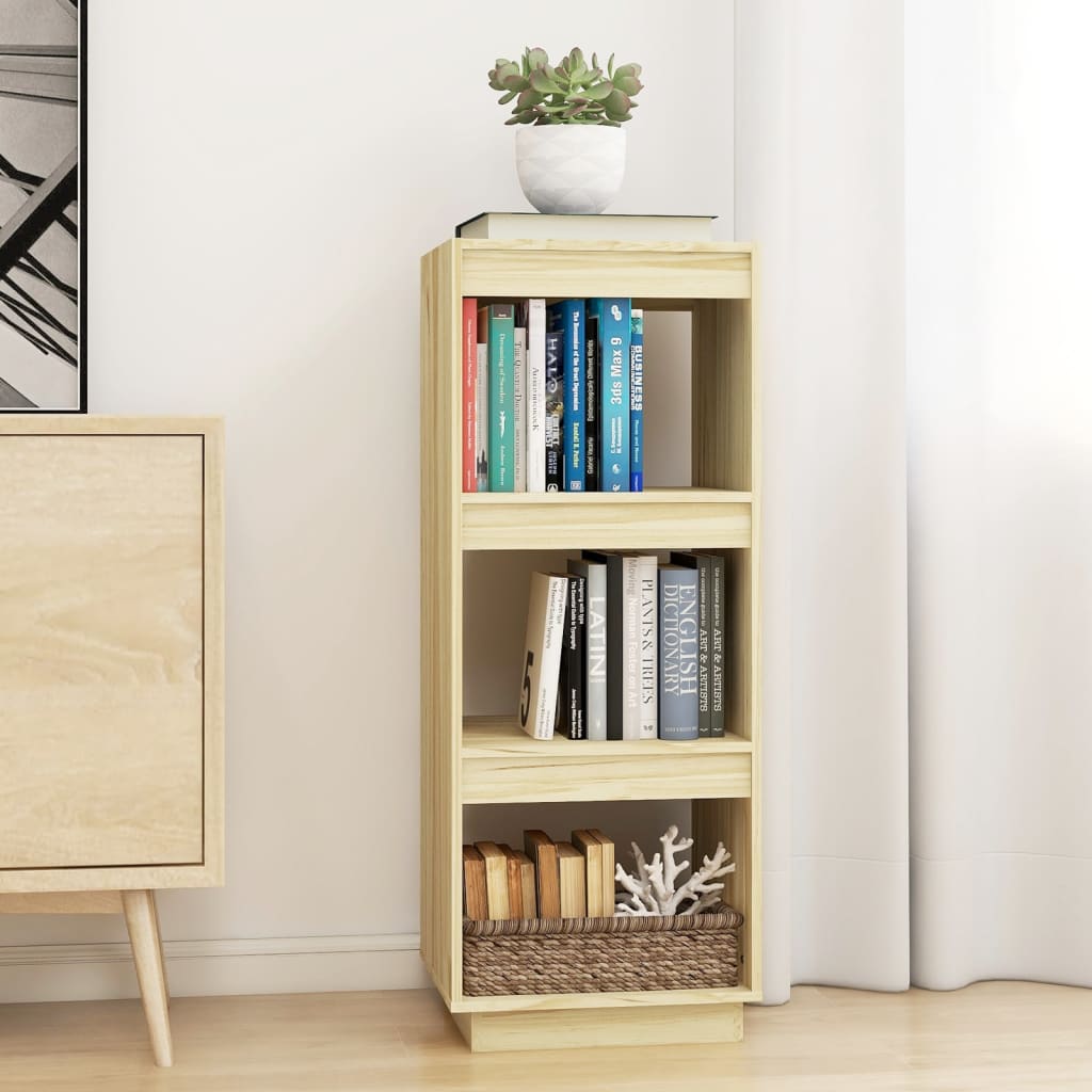 bogreol/rumdeler 40x35x103 cm massivt fyrretræ