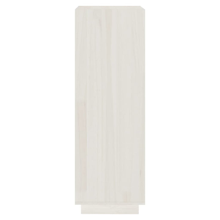 bogreol/rumdeler 40x35x103 cm massivt fyrretræ hvid