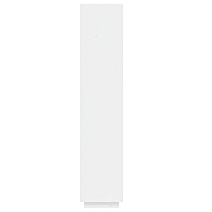 bogreol/rumdeler 40x35x167 cm massivt fyrretræ hvid