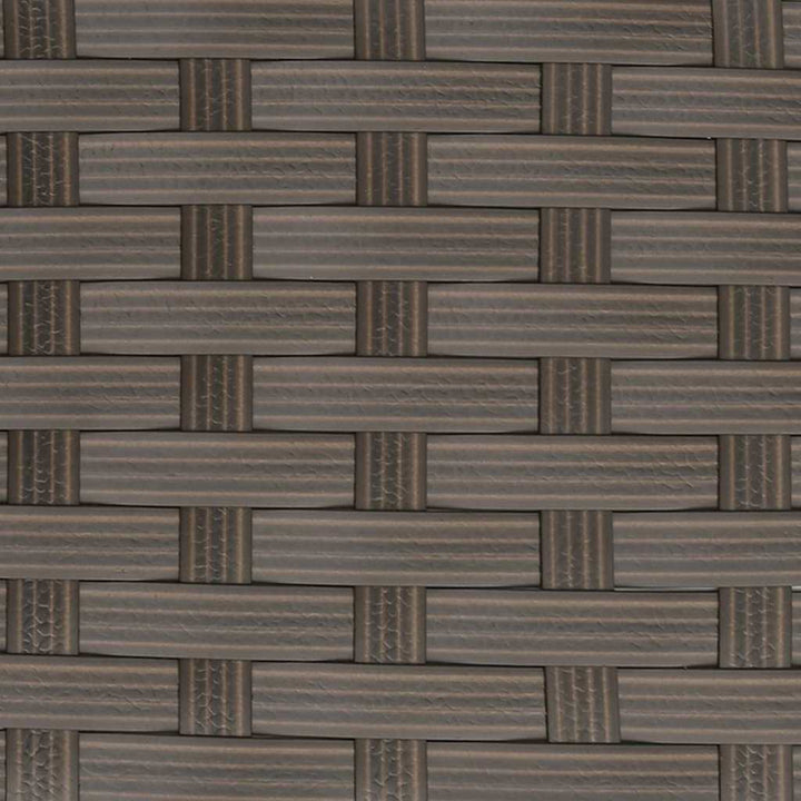 sofasæt med hynder 5 dele L-facon polyrattan brun