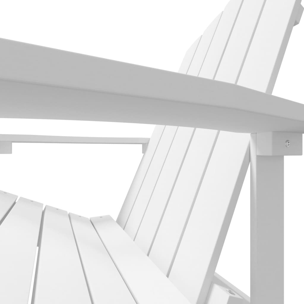 Adirondack-havestol HDPE hvid