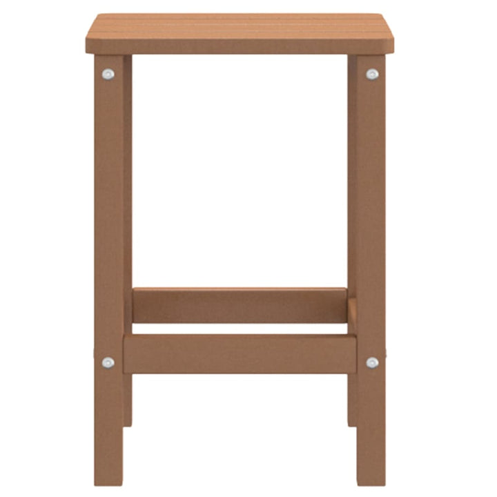 Adirondack-havebord 38x38x46 HDPE brun