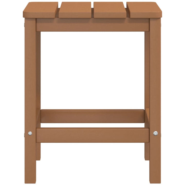 Adirondack-havebord 38x38x46 HDPE brun