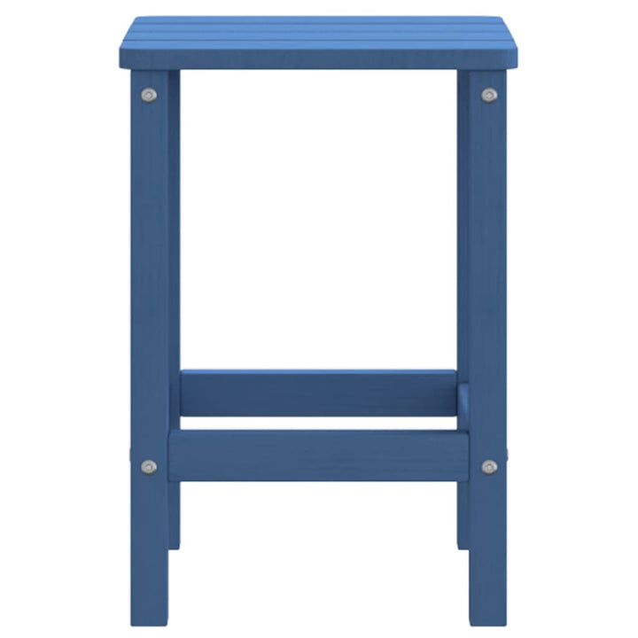Adirondack-havebord 38x38x46 HDPE blå