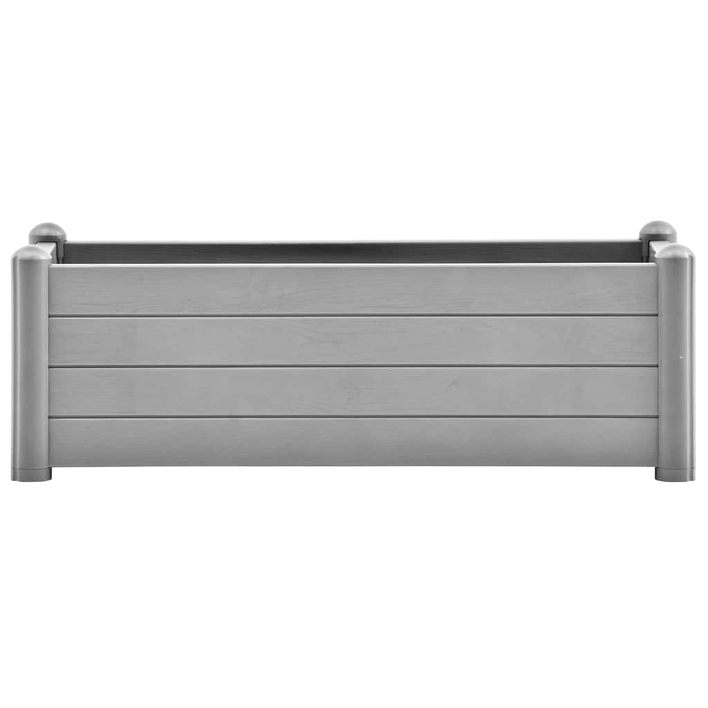 højbed 100x43x35 cm PP stengrå