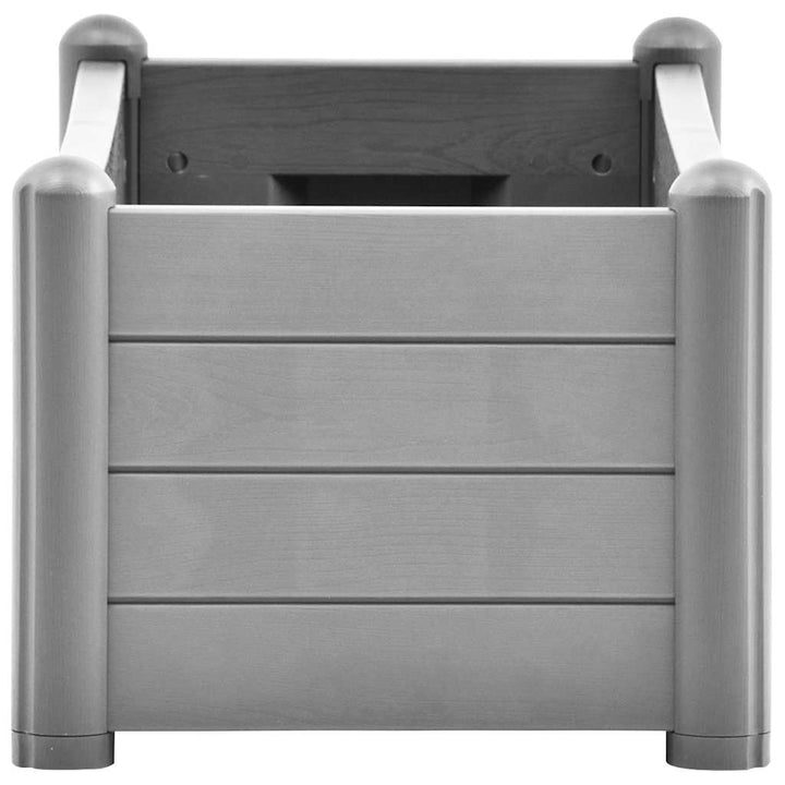 højbed 100x43x35 cm PP stengrå
