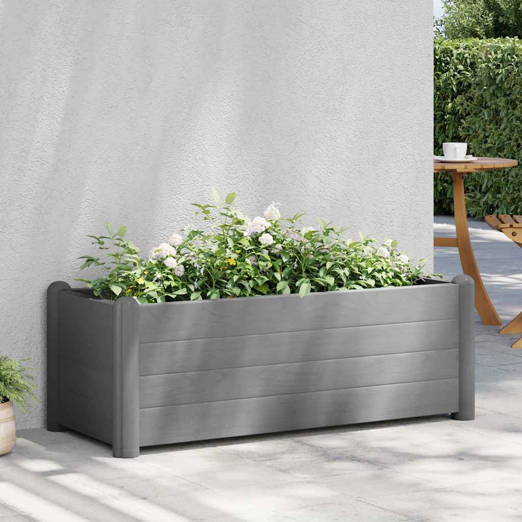 højbed 100x43x35 cm PP stengrå