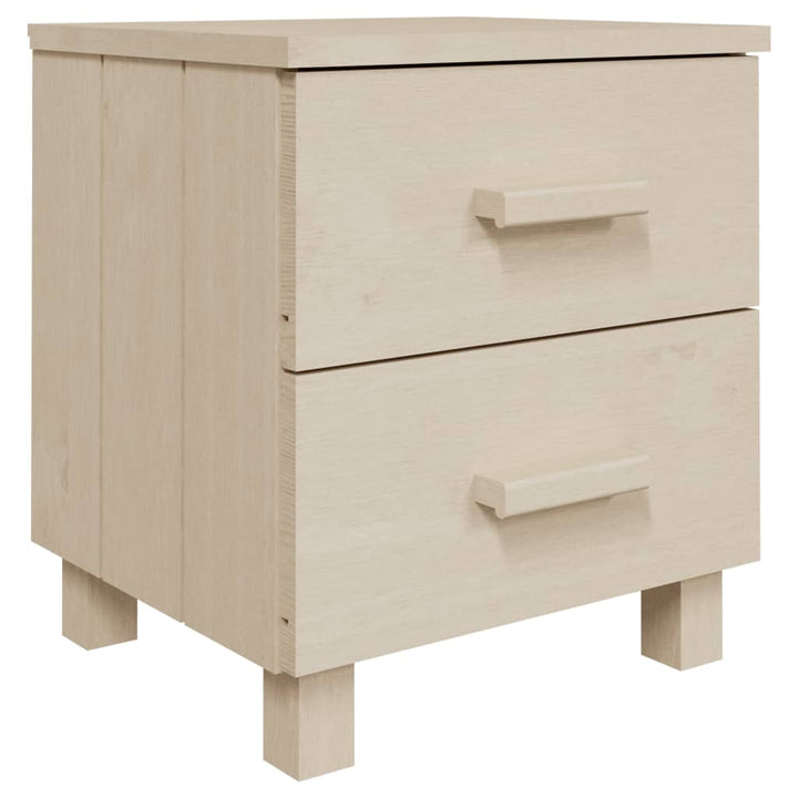 sengeskab HAMAR 2 stk. 40x35x44,5 cm fyrretræ honningfarvet