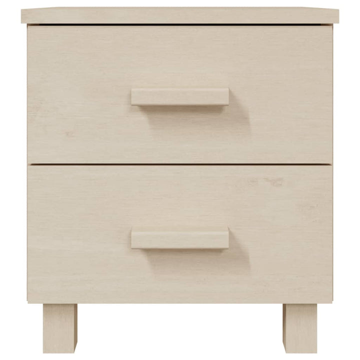 sengeskab HAMAR 2 stk. 40x35x44,5 cm fyrretræ honningfarvet
