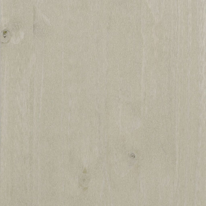 sengebord HAMAR 40x35x62 cm massivt fyrretræ hvid