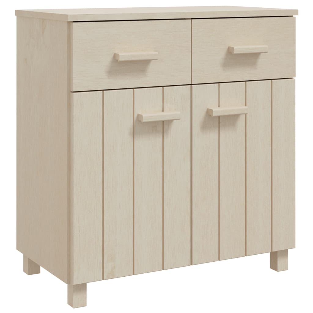 skænk HAMAR 79x40x80 cm fyrretræ honningbrun