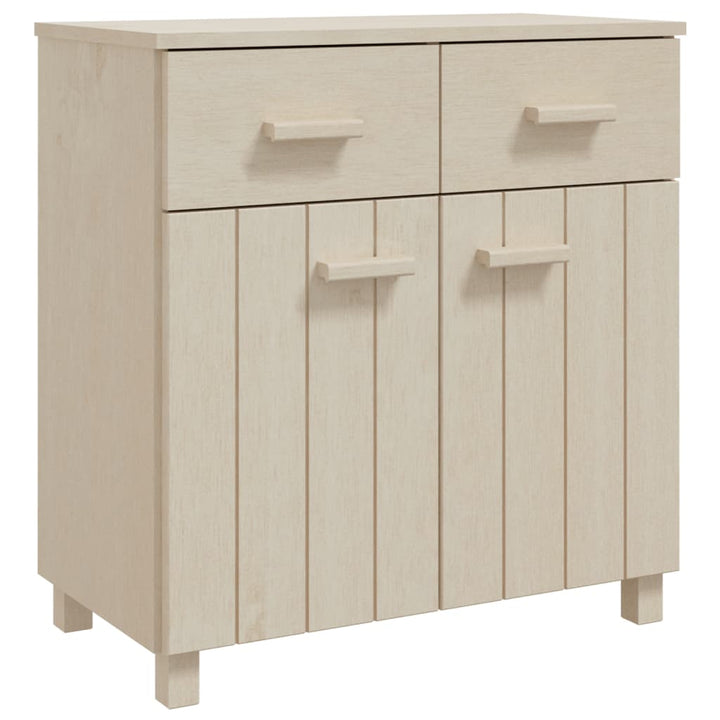 skænk HAMAR 79x40x80 cm fyrretræ honningbrun