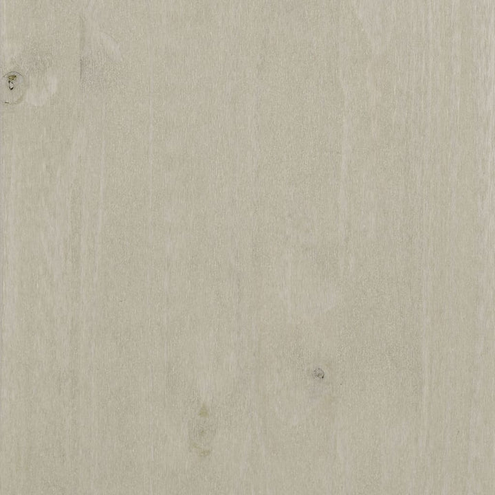 sofabord HAMAR 100x55x35 cm massivt fyrretræ hvid