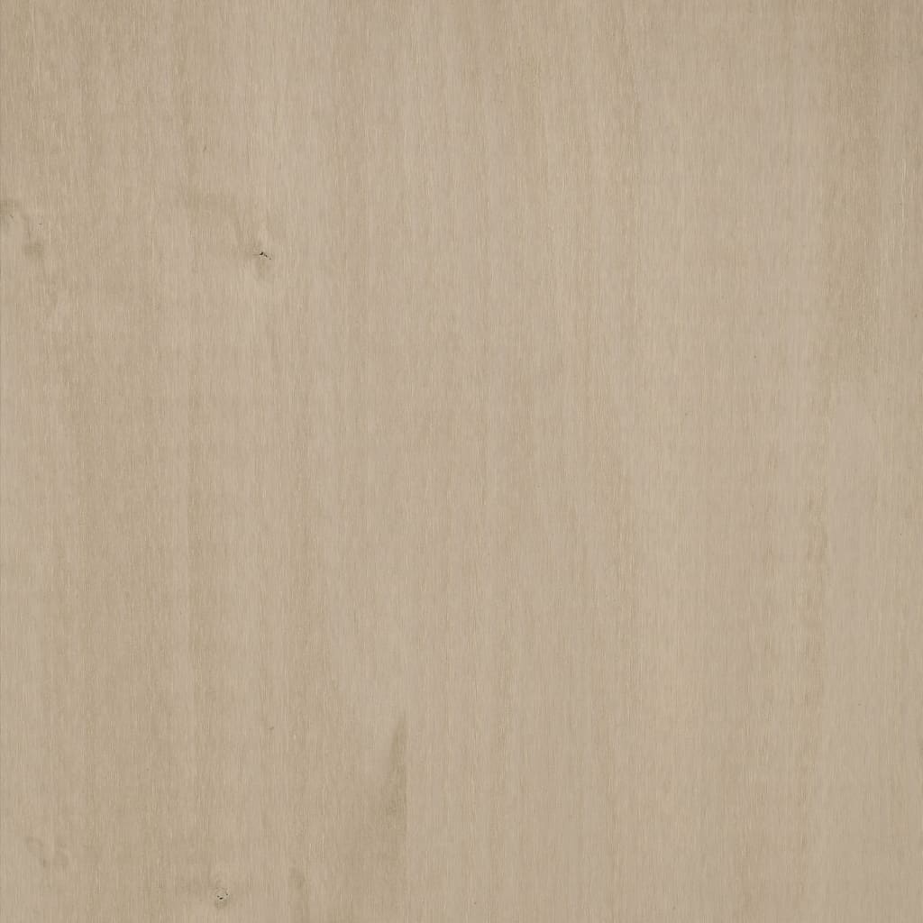 konsolbord HAMAR 90x35x90 cm massivt fyrretræ honningbrun