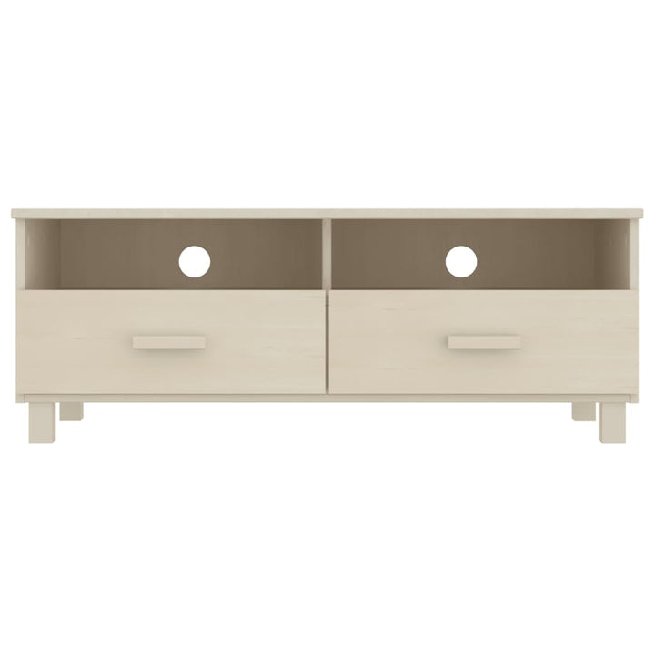 tv-skab HAMAR 106x40x40 cm massivt fyrretræ honningbrun