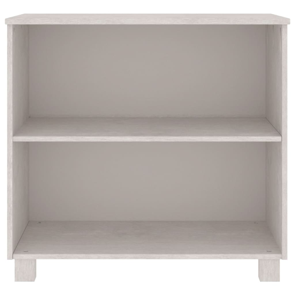 skænk HAMAR 85x35x80 cm massivt fyrretræ hvid
